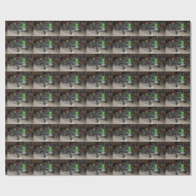 Papel De Presente Green Steyr Trator KL I (Aberto)