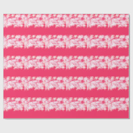 Papel De Presente Grelha rosa-vermelha de volta à torneira do profes