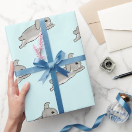 Papel De Presente Grey bunny