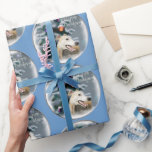 Papel De Presente Greyhound Christmas<br><div class="desc">Lindos cartões de Natal de arte de galinha,  postagem,  roupa e outras ideias de presentes de Natal.</div>
