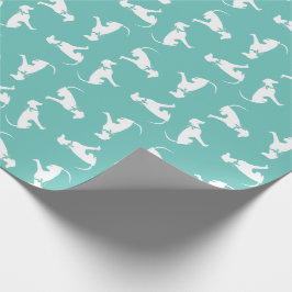 Papel De Presente Greyhound Dog Puppy