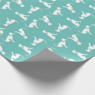 Papel De Presente Greyhound Dog Puppy