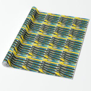 Papel De Presente Grill Amarelo