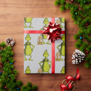 Papel De Presente Grinch Max & Posição do Grinch