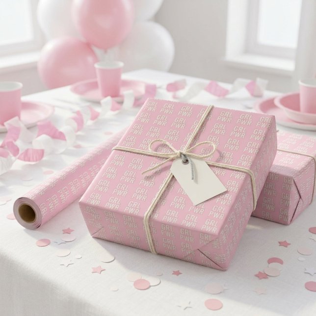 PAPEL DE PRESENTE GRL PWR (Criador carregado)