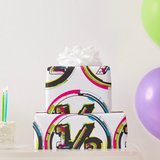 Papel De Presente Grunge Half Symbol Wrappaper (Criador carregado)