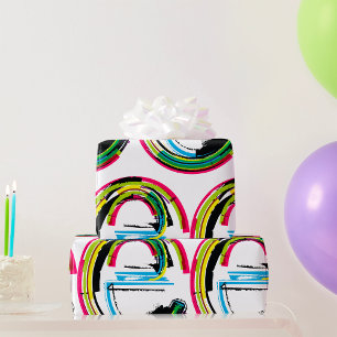 Papel De Presente Grunge - Letra E