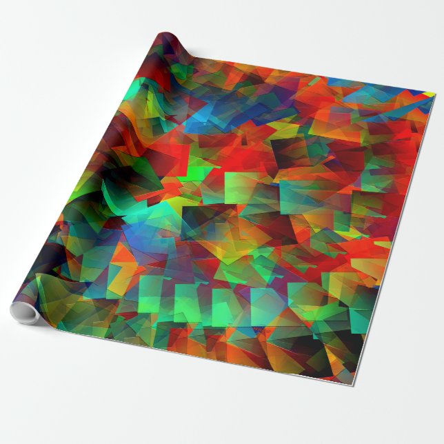 Papel De Presente Grupo Swirling..... (Desenrolado)