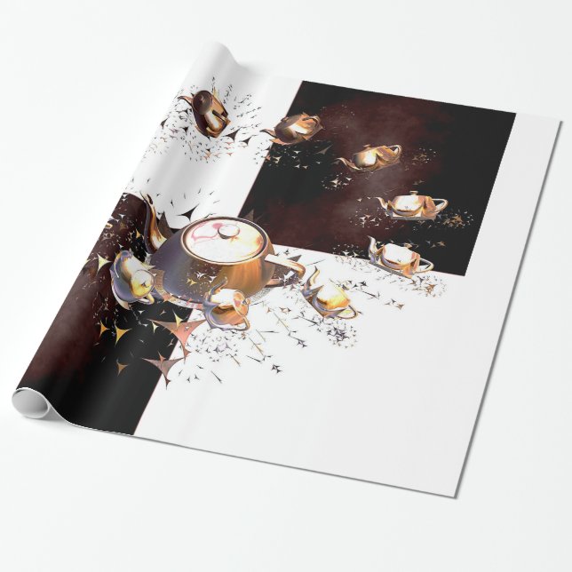 Papel De Presente Grupo Teapot (Desenrolado)