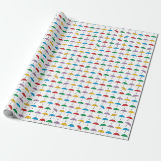 Papel De Presente Guarda-chuvas na chuva