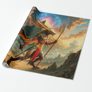 Papel De Presente Guardião do Portão Celestial – Anúbis