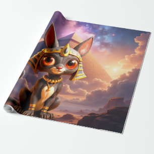 Papel De Presente Guardião Enluarado das Areias Eternas.