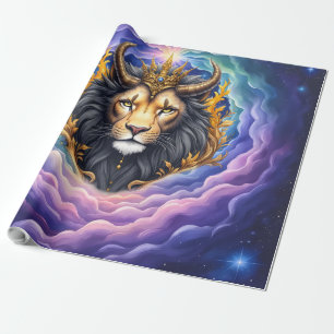 Papel De Presente Guardiões ao Luar – Leão Cósmico.