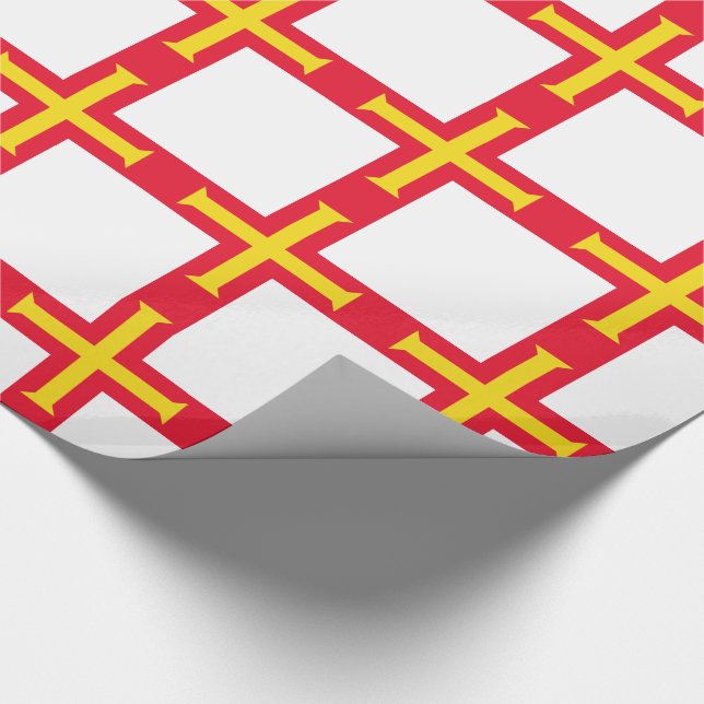 Papel De Presente Guernsey Flag (Ponta)