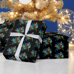 Papel De Presente Guerreiros de Paintball Salpico de Tinta Esportes 