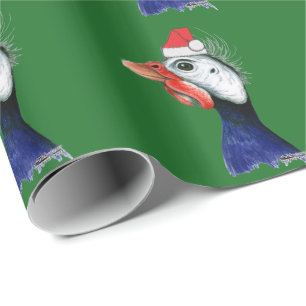 Papel De Presente Guiné Santa Claus
