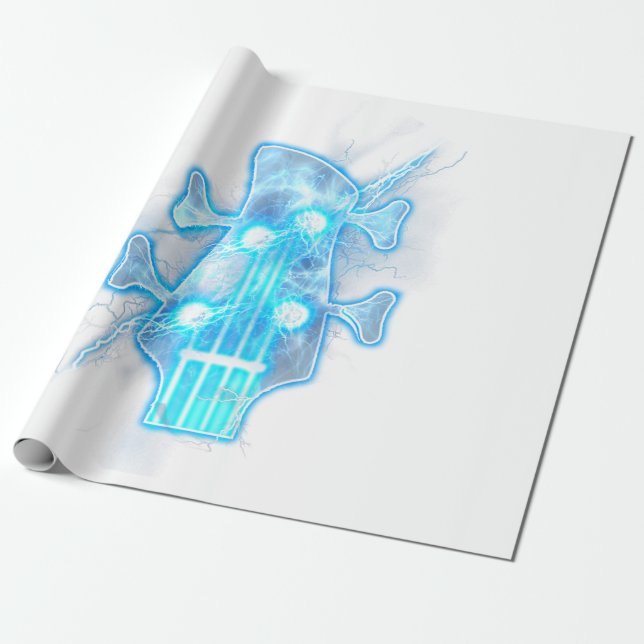 Papel De Presente Guitar Lover | Chefe De Um Jogador De Violão (Desenrolado)