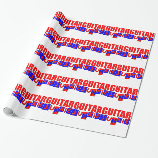 Papel De Presente guitarra engraçada