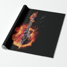 Guitarra flamejante