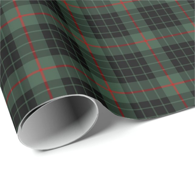 Papel De Presente Gunn Clan Tartan (Ponta do rolo)