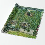 Papel De Presente Gustav Klimt - A Casa de Guardaboschi<br><div class="desc">Casa de Guardaboschi / Casa de Weissenbach do Lago Attersee - Gustav Klimt,  Petróleo na Canvas,  1912</div>