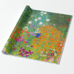 Papel De Presente Gustav Klimt Bauerngarten Jardim de Belas Artes<br><div class="desc">Gustav Klimt Bauerngarten Flor Garden Papel de Arranque</div>