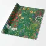Papel De Presente Gustav Klimt - Jardim de Fazenda com Girassóis<br><div class="desc">Gustav Klimt - Jardim de Fazenda com Girassóis</div>