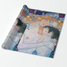 Papel De Presente Gustav Klimt - Mãe e Filho
