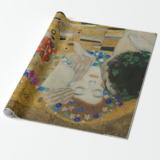 Papel De Presente Gustav Klimt O Beijo