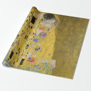 Papel De Presente Gustav Klimt - O Beijo