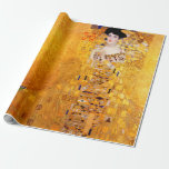 Papel De Presente Gustav Klimt Retrato de Adele Bloch-Bauer I<br><div class="desc">Gustav Klimt Retrato de Adele Bloch-Bauer I Quebrando Papel</div>