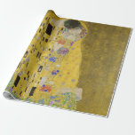 Papel De Presente Gustav Klimt - The Biss<br><div class="desc">Kuss Beijo/Der - Gustav Klimt em 1907-1908</div>
