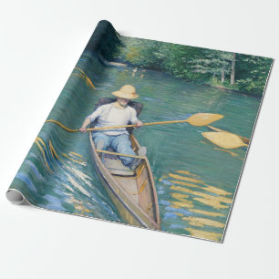 Papel De Presente Gustave Caillebotte - Skiffs nos Yerres