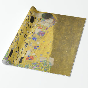 Papel De Presente Gustavo Klimt o beijo