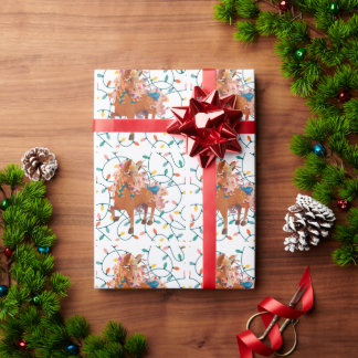 Papel De Presente Gwenhwyer Lights Holiday Wrappaper