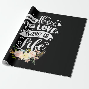 Papel De Presente Há Amor Há Vida