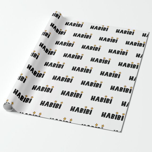 Papel De Presente Habibi Wrapping Paper (Desenrolado)