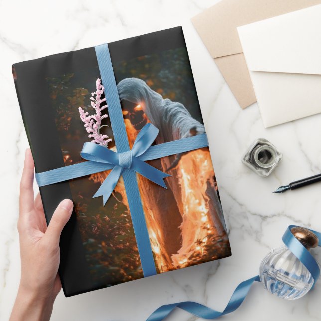 Papel De Presente Halloween (Presentear)