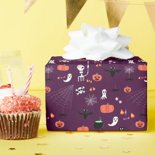 Papel De Presente Halloween (Festa de aniversário)