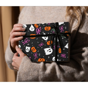 Papel De Presente Halloween Assustador
