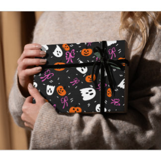 Papel De Presente Halloween Assustador