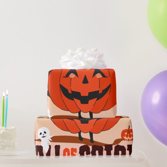 Papel De Presente Halloween Call of Spirit (Presentes para festas)