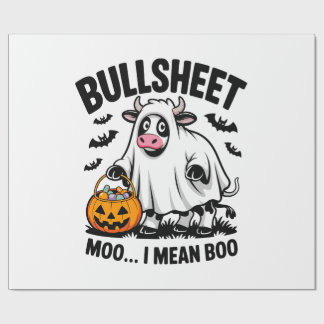 Papel De Presente halloween cow