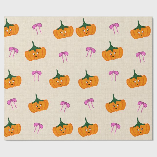 Papel De Presente Halloween cute design,  (Aberto)