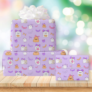 Papel De Presente Halloween Ghost Birthday