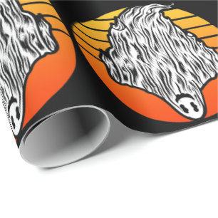 Papel De Presente Halloween Ghost tem uma bela Vintage retrô