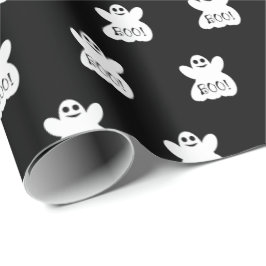 Papel De Presente Halloween Ghost Wraping Paper