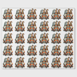 Papel De Presente Halloween Gnomes Gift Wrap