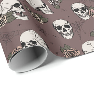 Papel De Presente Halloween - Halloween - Churrasco Gótico de Plum E