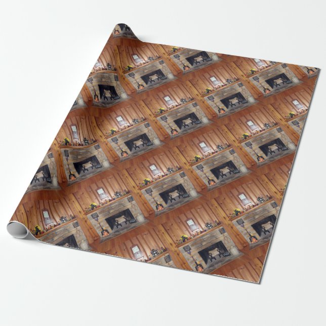 Papel De Presente Halloween Heart (Desenrolado)